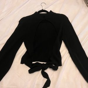 Reformation Open Back Sweater